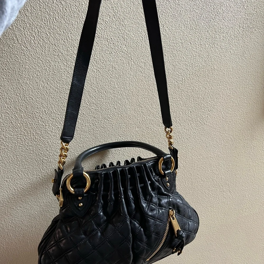 Marc Jacobs Black Quilted Satchel - Picture 3 of 10